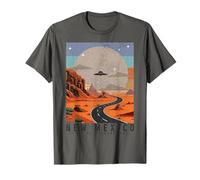 New Mexico The Land of Enchantment UFO Vintage Roswell T-Shirt