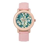 New Mexico Yucca State Flower Women's Custom Watch Fashion Soft Strap Wristwatches Gifts for Birthdays Valentine's Day