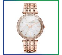New MICHAEL KORS MK3220 Luxury Rose Gold Strap & Dial Fashion Womens Watch 39mm