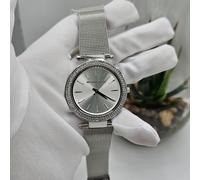 NEW MICHAEL KORS MK3367 WOMEN'S WATCH SILVER STRAP SILVER DIAL SILVER CASE