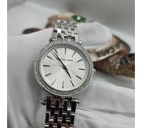 MICHAEL KORS MK3190 Darci Silver Dial Pave Bezel Ladies Watch