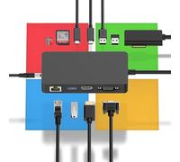 New Microsoft Surface Dock 2 with 4K HDMI+VGA, 11 in 1 Microsoft Surface Docking Station for Microsoft Surface Pro 11/10/9/8/X/7/6/5/4/3,Surface Laptop 6/5/4/3/2/1,Surface Laptop Go 3/2/1,Surface Book