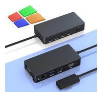 New Microsoft Surface Dock Triple Displays 4K@60HZ HDMI+VGA, 11 in 1 Surface Docking Station for Microsoft Surface Pro 11/10/9/8/X/7/6/5/4/3,Surface Laptop 7/6/5/4/3/2/1,Surface Book Go