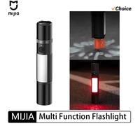 New MIJIA Multi Function Flashlight Zoomable Ultra Bright Torch Window Breaker Safety Belt Cutter Car Emergency Light LED 3 Pcs