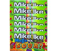 NEW Mike & Ike Mega Mix Sour Gluten Free/Fat Free Candies Net Wt 5oz (4) - PACK OF 4 Delicious Tasty And Twisty Treat Gift Hamper For Birthday,Christmas Sold By Kidzbuzz