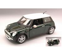 New Mini Cooper 2002 Green with White Roof 1:24 Model 31219 MAISTO