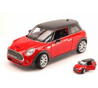 New Mini Cooper Hatch 2014 Red W/ Black Roof 1:24 Model 4058R WELLY