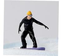 [NEW] Miniature Skiing Figures - DIY Diorama Ornaments with Tiny People Skier Figurines - Realistic Miniature Scene Accessories - 1/64 Scale Model People for Immersive Winter Landscape Decorations
