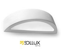NEW Minimalist Wall lamp Ceramic ATENA White E27 LED SOLLUX Lighting Living room