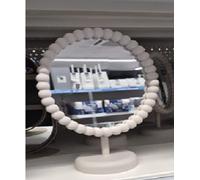 New Mirror with Wooden Shelf, Provides Convenient Storage for Daily Essentials, Keeps Your Area Organized without Compromising on Aesthetics, Perfect for Bathrooms, Bedrooms or Dressing Areas.