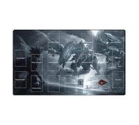 New Mlikemat Playmat Blue-Eyes Ultimate Dragon TCG CCG OCG Trading Card Game Mat with Zones + Free Bag (ZD039-462-A)