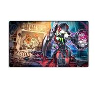 New Mlikemat Playmat Diabellestarr The Dark Witch TCG CCG OCG Trading Card Game Mat with Zones + Free Bag (ZD014-064-A)