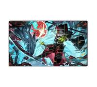 New Mlikemat Playmat Diabellestarr The Dark Witch TCG CCG OCG Trading Card Game Mat with Zones + Free Bag (ZD039-928-A)