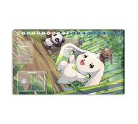 New Mlikemat Playmat Digimon DTCG Mat Terriermon Veemon TCG CCG OCG Trading Card Game Mat with Zones + Free Bag (ZD002-669-SM)