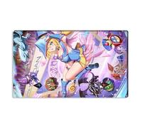 New Mlikemat Playmat Duel Monsters Dark Magician Girl TCG CCG OCG Trading Card Game Mat with Zones + Free Bag (ZD039-993-A)