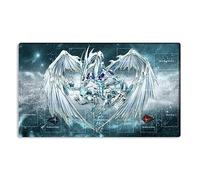 New Mlikemat Playmat Stardust Dragon TCG CCG OCG Trading Card Game Mat with Zones + Free Bag (ZD014-511-A)