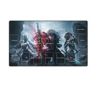 New Mlikemat Playmat Swordsoul of Mo Ye Swordsoul Sovereign TCG CCG OCG Trading Card Game Mat with Zones + Free Bag (ZD039-705-A)
