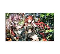 New Mlikemat Playmat Traptrix Girls TCG CCG OCG Trading Card Game Mat with Zones + Free Bag (ZD039-045-A)