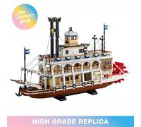 NEW MOC 21356 River Steamboat Building Blocks Ideas 4090pcs