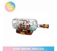 ⛵NEW⛵ MOC BOXED 21313 Ship in a Bottle Building Blocks Ideas 962pcs