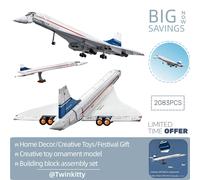 NEW MOC unbranded Concorde Icons 10318 2083pcs