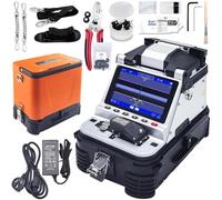 New Model AI-20 Fusion Splicing Six Motor Core Alignment Automatic FTTH Fiber Fusion Splicer Splicing 6S Heating 15S, Bulti-in High-Precision One-Step Fiber Cleaver