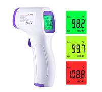 New Model Fever Thermometer Contactless Digital Children's Forehead Thermometer Infrared with Instant Measurement Fever Alarm Thermometer Professional Body Suitable for Babies Adults