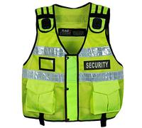 New Model Hi Viz Tactical Vest,Dog Handler Inspector, Security Vest, Tac Vest (Blue Security)
