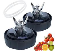 [ New Model] Replacement blender Blade for Ninja, Only Compatible with Nutri Ninja Foodi Power Blender SS300, SS351, SS351C, SS351TGT, CO351B, SS100, SS101, SS101C, SS101TGT，SS401,SS400,Co401B,2-pack