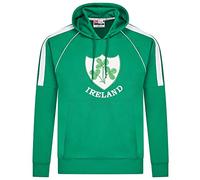 New Model UK Unisex Rugby Ireland Full Sleeve Embroidered Logo Hoodies Pullover Size XS to XXL Green (S)
