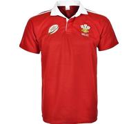New Model UK Wales Rugby Half Sleeve Unisex Kids T-Shirt | Button Down Collar Style | Size 3 Year to 12 Year