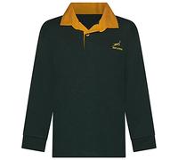 New ModelUK Kids Rugby Full Sleeve with Collar Shirt | Dark Green | Size 3 yrs. to 13 yrs. Dark Green 5 to 6 yrs.