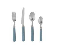 New Modern Stylish Design16 Piece Cutlery Set Stainless Steel Tableware Collection, Dishwasher Safe and Durable Flatware for Everyday Dining & Special Occasions Gift Giving-M72 (Ashley Blue)