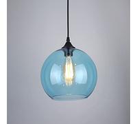 New Modern Vintage Industrial Retro Multi Colour Ceiling Glass Pendant Light (Pendant Lights Only)