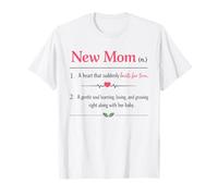 New Mom Definition First time Mother Day Motherhood Love T-Shirt