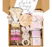 New Mom Gift Basket & Baby Girl Gifts, Baby Shower Gifts for Expecting Mommy to Be, New Mom Care Package After Birth, First Time Pregnancy Mothers Day Birthday Gifts