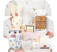 New Mom Gifts - 9PCS New Mom Care Package After Baby, Baby Gifts for Girls, First Time Mom Essentials, New Mom Gifts for Women After Birth, Pregnancy Gifts for Women and Baby