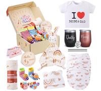 New Mom Gifts for Women: 16PCS Baby Shower Gifts Gender Reveal Gifts Top Pregnancy Gift for Expecting Parents to Be First Time Moms Care Package After Baby Newborn Presents