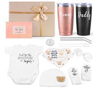 New Mom Gifts for Women, Best Pregnancy Gifts Basket for New Parents, Gender Reveal Ideas Gift Set for First Time Mom & Dad Expecting Parents to Be Gender Reveal Baby Shower Newborn Baby Boy or Girl