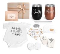 New Mom Gifts for Women, Top Pregnancy Gifts for New Parents Gender Reveal Gifts with Mom and Dad Tumbler Set for First Time Moms, Expecting Parents to Be, Gender Reveal, Baby Shower…