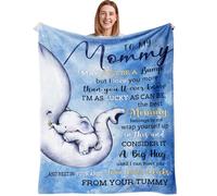 New Mom Gifts, Mom to Be Gift Blanket 50"X60", Gifts for New Mom, Pregnancy Gifts for Expecting Mom, First Time Mom Gifts, Best Gifts for Expecting Mom, Pregnant Mom Gifts, Gender Reveal Gifts Ideas