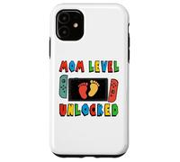 New Mom Level Unlocked Gamer Mom Pregnancy Announcement Case for iPhone 11