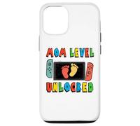 New Mom Level Unlocked Gamer Mom Pregnancy Announcement Case for iPhone 12/12 Pro