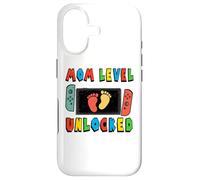 New Mom Level Unlocked Gamer Mom Pregnancy Announcement Case for iPhone 17