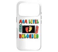 New Mom Level Unlocked Gamer Mom Pregnancy Announcement Case for iPhone 17 Pro
