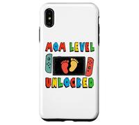 New Mom Level Unlocked Gamer Mom Pregnancy Announcement Case for iPhone XS Max