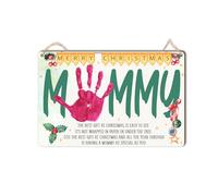 New Mommy Handprint Gifts from Toddlers, Dad Christmas Craft Handprints, DIY Card Memory Keepsake, Baby Craft, Home Decoration, Winter Craft for Baby, PreK, Preschool, First Time Mom Christmas Gifts