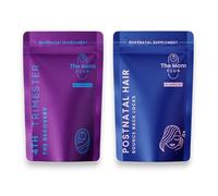 New Moms Double Vitamins Bundle - Postnatal Recovery & Hair Support - Multivitamin with Iron, Magnesium, Vitamin D3, Biotin, Zinc & Iodine - 90 Capsules - 1 Month Supply