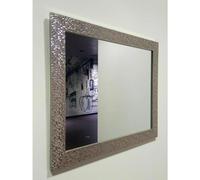New Mosaic Effect Large Wall Hanging Mirror With a Decorative Design 50x60cm Wall Mirror