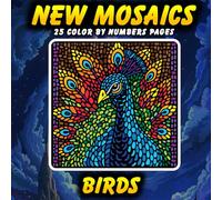 New Mosaics Coloring Book: Birds theme